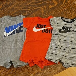 Nike Gray Infant Romper